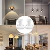 2Pcs E27 Lamp Base Socket Converter, Light Bulb Holder with Edison Screw Fitting, Screw-in Bulb Socket Adapter for Ceiling Pendant & Wall Lighting, Plastic E27 Light Socket Replacement (Straight Type)