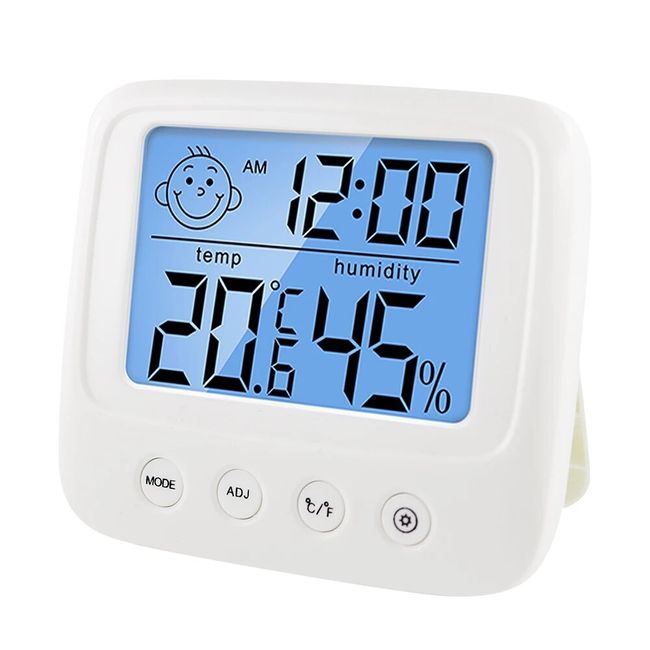 Electronic Digital Temperature Humidity Meter LCD Indoor Baby Room