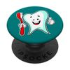 Happy Tooth and Toothbrush