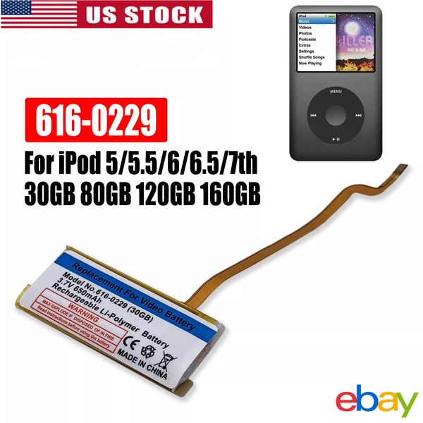 New Replacement Battery for iPod 5th - 7th Generation Video Classic A1136 A1238