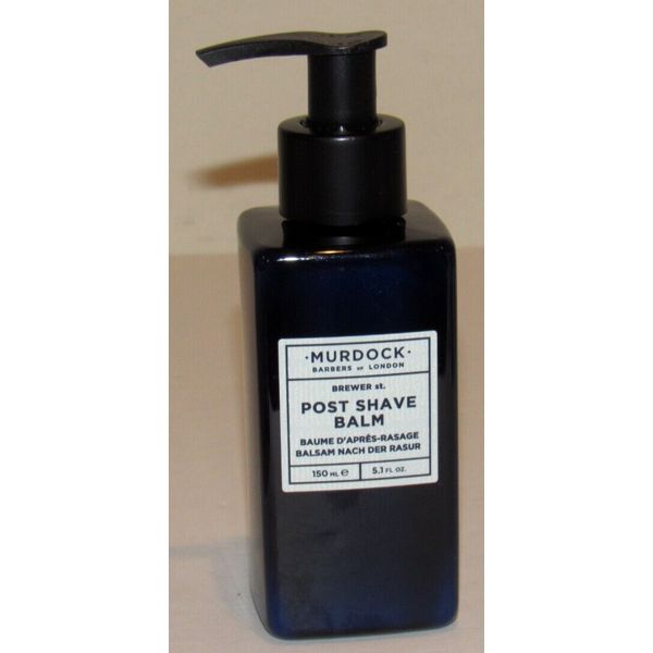 Murdock London Post Shave Balm 5.1 Oz 150 mL Full Size For Men Light Soothing