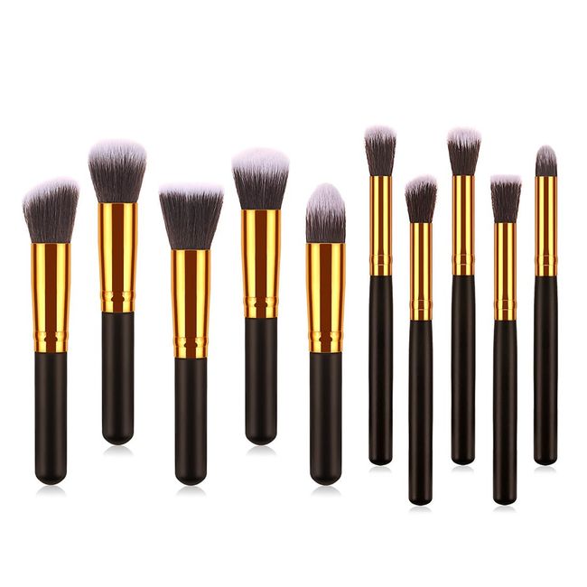 10 Stück Pinselset Makeup Professionelle Premium Make Up Pinsel Set Schminkpinsel Lidschatten Concealer Blush Puderpinsel Set Für Frauen Mädchen Reisen