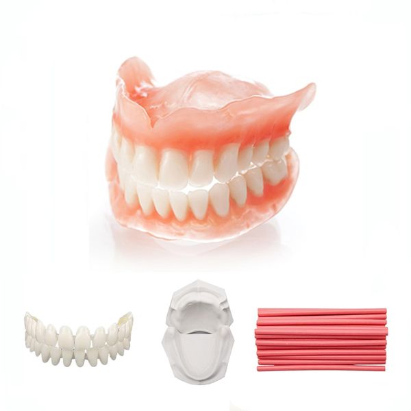 Krasada Make Your Own Dentures! Denture Materials, False Teeth, Resin Whitening Dentures, Oral Care Products | Dentures Make Your Own | Dentures Oral Care 2 Pcs