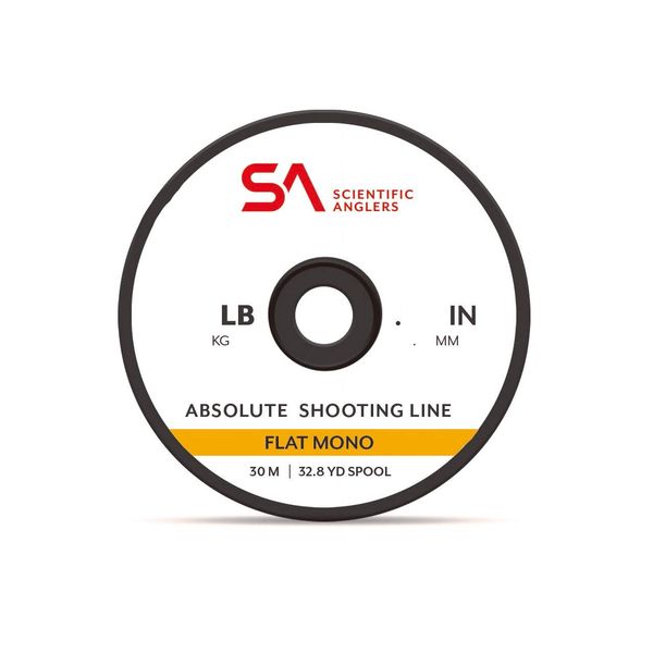 SA Absolute Flat Mono, 30 meters, 42lb CHARTREUSE