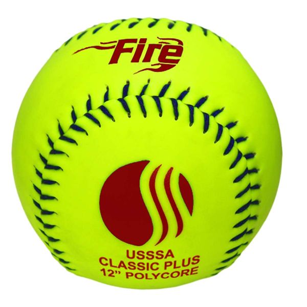 Baden USSSA Classic Plus Synthetic Cover Slowpitch Softball 12" (One Dozen)