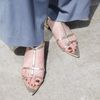 Evor IU5142 Women's Sandals, Pointed Strap Sandals, GD