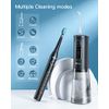 Water Flosser and Electric Toothbrush Combo - Cordless Water Flosser for teeth - Portable Water Floss , 5 Modes Sonic Electric Toothbrush , 3 Modes Water Flosser Picks for teeth cleaning and flossing