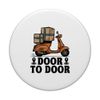 Door To Door Delivery Guy Package Delivering PopSockets Adhesive PopGrip