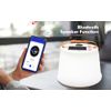 PuffyGlo Solar LED Lantern & Bluetooth Speaker – Portable, Colorful, Waterproof