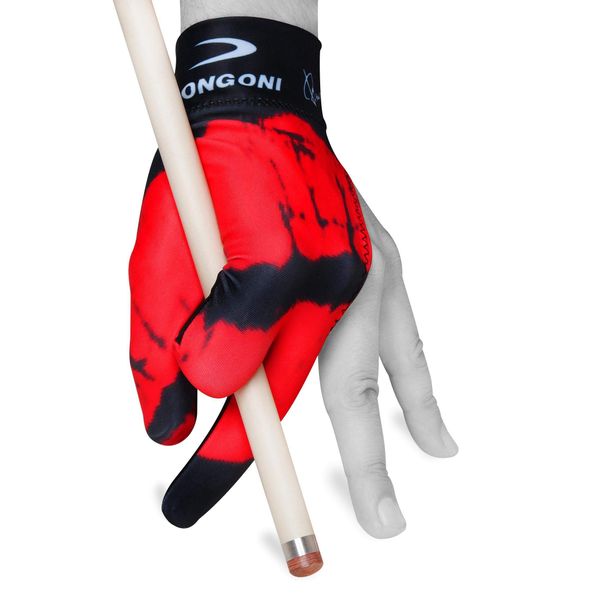 LONGONI Billiard POOL CUE GLOVE Fancy Hot Lips 5 for Left hand