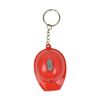 Hard Hat Flashlight Keychain Beer Opener Red