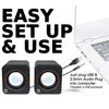 Manhattan 161435 2600 USB Mobile Speakers