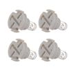 cciyu T4/T4.2 Neo Wedge Halogen A/C Bulb Instrumnet Panel Dash Light,4Pack