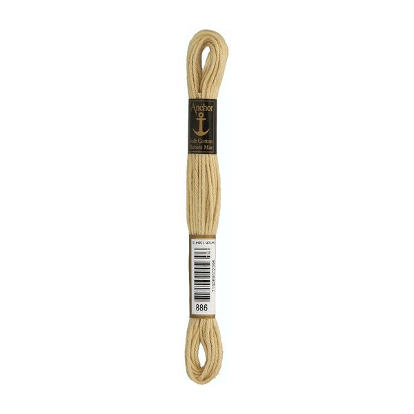 ANCHOR Matt Embroidery Thread, Running Length: 10M sisal Embroidery Threads
