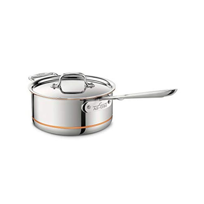All-Clad 6405 SS 5-Qt Copper Core 5-Ply Saute Pan with lid
