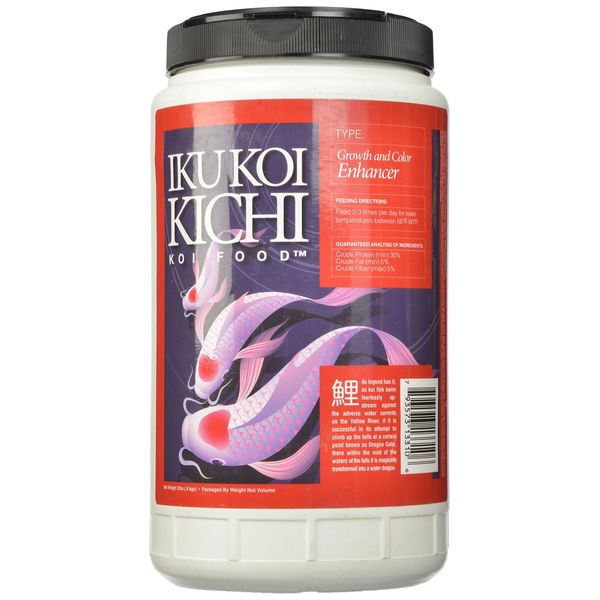 Iku Koi Kichi Color Enhancer Koi Fish Food, 2-Pound