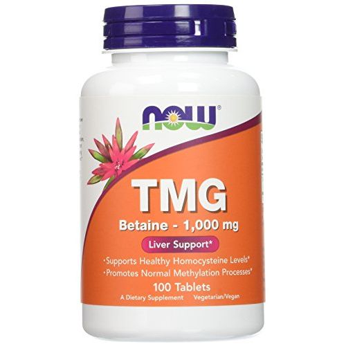 NOW Foods Extra Strength TMG 1,000 mg Tabs, 100 ct