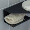 YOUS® Help Yourshelf Premium Corner Shower Shelf No Drilling Required (Deep Black, Without Bottles)