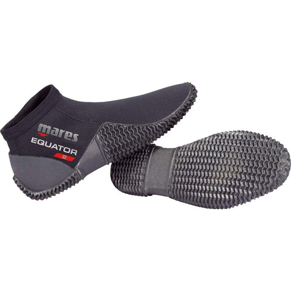 Mares Equator 2mm Dive Boots, Men's 8/Women's 9, Black