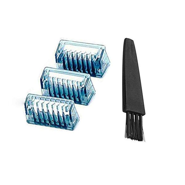 Shaver Comb 3 PCS for Solo Men's Full Body Electric Shaver Trimmer Comb Solo Shaver Replacement Comb 1.3.5mm with Cleaning Brush