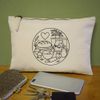 'Bakery Love' Canvas Clutch Bag/Accessory Case (CL00044772)