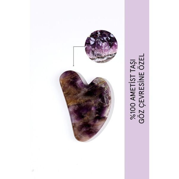 Amethyst Heart - Gua Sha