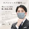 ISDG Dotcom Spunlace Non-woven Color Mask, Individually Packaged, Gray, Set of 10 Bags
