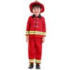 Seasons Fireman Role Play Costume, Red, Size 2T-4T