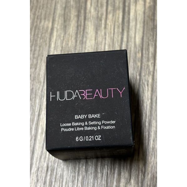 HUDA BEAUTY BABY BAKE  Loose Baking & Setting Powder 6g/0.21oz #coffee Cake