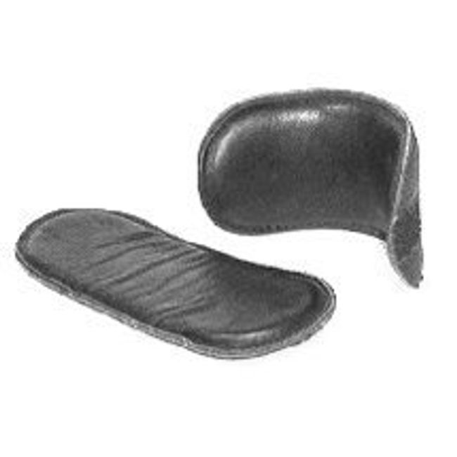 Thomas Fetterman Padded Leather Forearm Crutch Cuff Inserts, Black, Pair