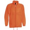 B&C Collection Sirocco Kids Windbreaker Jacket Orange 5-6 Years