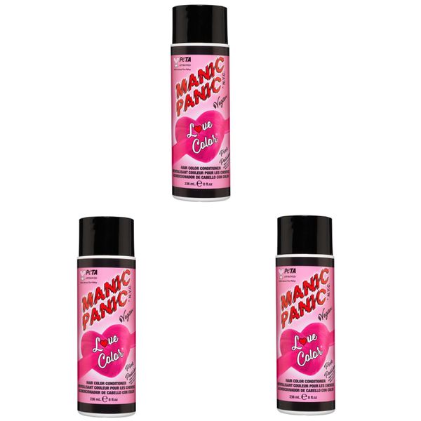 Manic Panic Love Rose Passion Tierversuchsfrei, Vegan & Lebendig 3 x 236ml