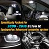 8Pc Canbus Error Free Super White 6000K Car Interior LED Light Kit Compatible for 2009-2016 Scion tC Equipped w/Advanced Computer system