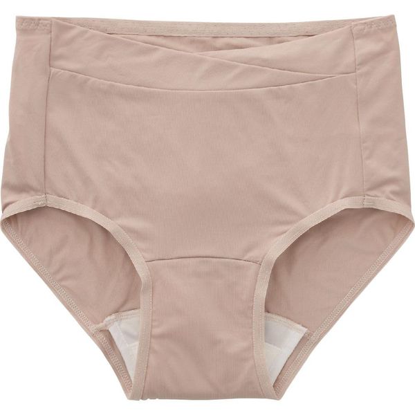 Care Fashion 800281 Women's Smooth and Comfortable Panties, Beige, M, Smooth Material, Easy to Put on and Take Off Bottoms