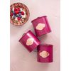 KitchenCraft Storage Canisters, Burgundy, 3 Pieces, Gift Boxed