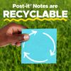 Post it Notes Floral Fantasy 3x3 Dispenser Adhesive Notes 12 Pads 100 Sheets
