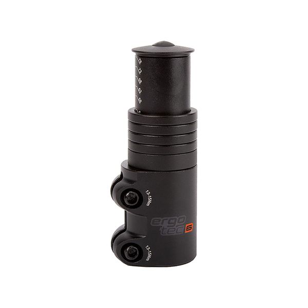Ergotec Stem Ahead Adapter 4 (28.6, 117 Mm | Black Sandblasted)