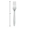 Shimmering Silver Plastic Forks, 72 Count