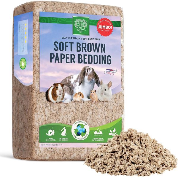 Small Pet Select Premium Small Animal Bedding, Natural Soft Paper Bedding for in