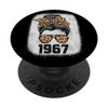 Leopard Messy Bun Awesome Since 1967 Limited Edition PopSockets Swappable PopGrip