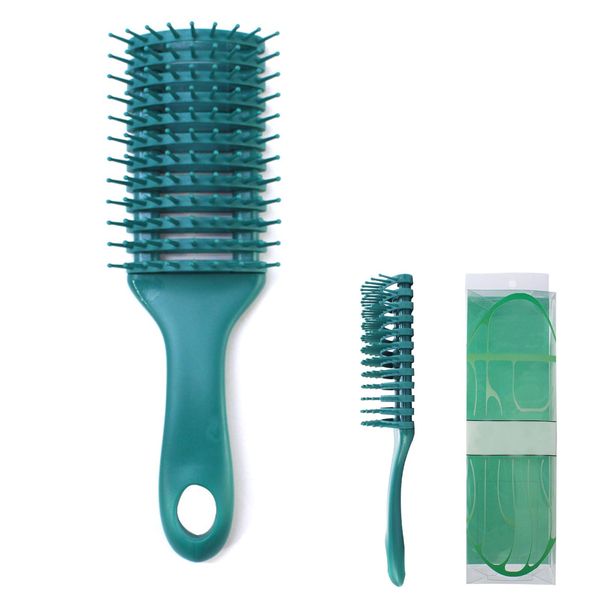 One Piece Durable Vented Hair Brush Useful Detangling Natural Hair Brush Message Scalp Detangling Natural Hair Brush for All Hair Styles