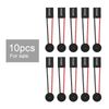 PUSOKEI 10pcs Desktop PC Computer Mainboard Case Beep Buzzer Speaker Connector Plug,4 Pin Mainboard Connector for Internal Cable Tidy