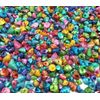 PEPPERLONELY Dyed Assorted Colors Trochus Tiny Sea Shells, 4 OZ Apprx.1300+ PC Shells, 1/4 Inch