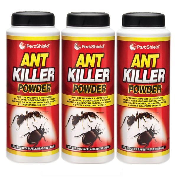 3 x Ant Killer Powder Wasp Nest Crawling & Flying Insect Pest Control Killer For Indoor & Outdoor Use 150g