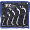 BGS 32150 | S-Type Double Ring Spanner Set | Inch Sizes | 3/8" - 3/4" | 5 pcs.