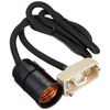 Socket with cord (sealing-E26/black)