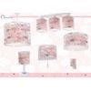 Dalber Children's Ceiling Light with Clouds Cloud Pink