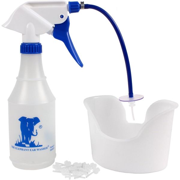 Elephant Ear Washer Bottle System - Safe, Professional Ear Wax Remover Kit