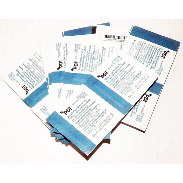 PDI Adhesive Tape Remover Pad Wipes, Opened box of 38 brand new wipes B16400