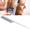 Tail Comb, Professional Hair Comb for Sectioning, Backcombing and Intricate Styling(Silver)